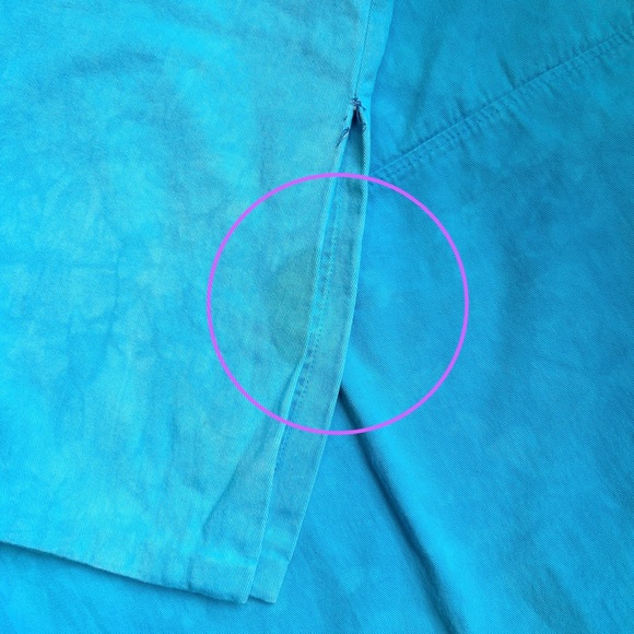 Vintage 90s 00s Dagoli Maxi Dress Stone Wash Blue Moon Dancer Blue Medium - Picture 8 of 9